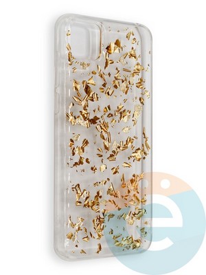 Накладка силиконовая с фольгой для Huawei Y5P/Honor 9S бронзовая - фото 39027