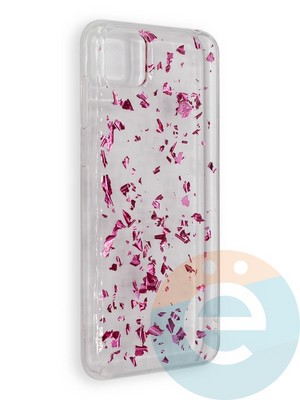 Накладка силиконовая с фольгой для Huawei Y5P/Honor 9S розовая - фото 39030