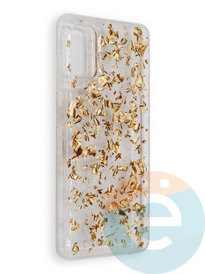 Накладка силиконовая с фольгой для Apple iPhone 11 Pro Max бронзовая - фото 40619