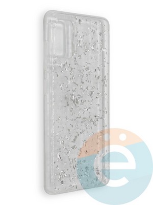 Накладка силиконовая с фольгой для Apple iPhone 11 Pro серебристая - фото 40628