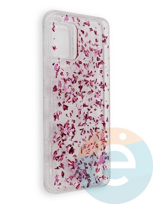 Накладка силиконовая с фольгой для Apple iPhone 11 розовая - фото 40632