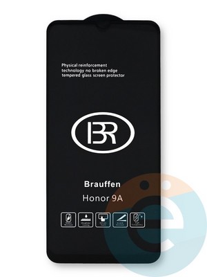 Защитное стекло 6D с полной проклейкой на Honor 30i/Y8P черное - фото 39147