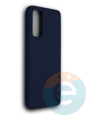 Накладка силиконовая Soft Touch ультратонкая для Huawei Honor 30 синяя - фото 39157