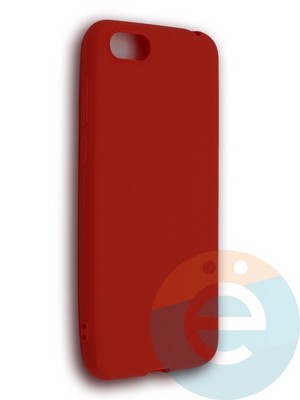 Накладка силиконовая Soft Touch ультратонкая для Huawei Honor 7S красная - фото 39162