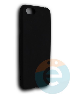 Накладка силиконовая Soft Touch ультратонкая для Huawei Honor 7S черная - фото 39165