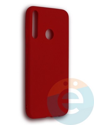 Накладка силиконовая Soft Touch ультратонкая для Huawei Honor 9C красная - фото 39174