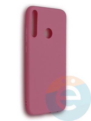 Накладка силиконовая Soft Touch ультратонкая для Huawei Honor 9C розовая - фото 39175