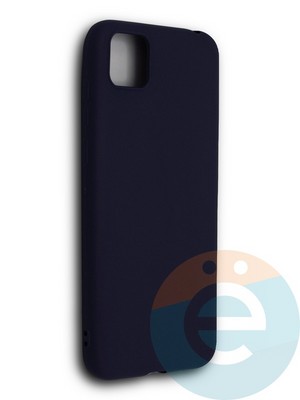 Накладка силиконовая Soft Touch ультратонкая для Huawei Honor 9S/Y5P синяя - фото 39180