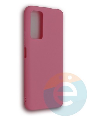 Накладка силиконовая Soft Touch ультратонкая для Huawei Honor X10 розовая - фото 39183