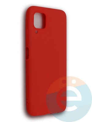 Накладка силиконовая Soft Touch ультратонкая для Huawei P40 Lite/Nova 6SE/Nova7i красная - фото 39203
