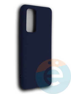 Накладка силиконовая Soft Touch ультратонкая для Huawei P40 синяя - фото 39213