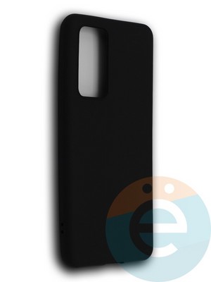 Накладка силиконовая Soft Touch ультратонкая для Huawei P40 черная - фото 39214