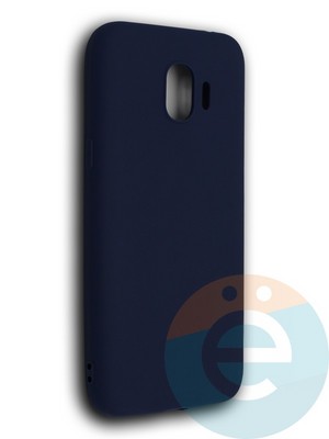 Накладка силиконовая Soft Touch ультратонкая для Samsung Galaxy J2 2018 синяя - фото 39260