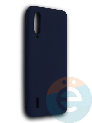 Накладка силиконовая Soft Touch ультратонкая для Xiaomi Mi A3 Lite синяя - фото 39299