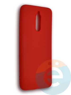 Накладка силиконовая Soft Touch ультратонкая для Xiaomi Redmi 8 красная - фото 39309