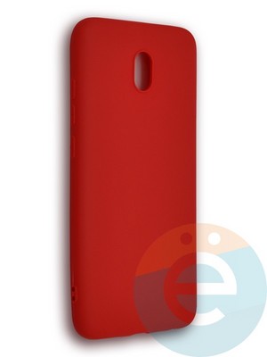 Накладка силиконовая Soft Touch ультратонкая для Xiaomi Redmi 8A красная - фото 39313