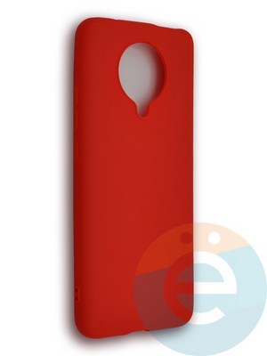 Накладка силиконовая Soft Touch ультратонкая для Xiaomi Redmi K30 Pro красная - фото 39319