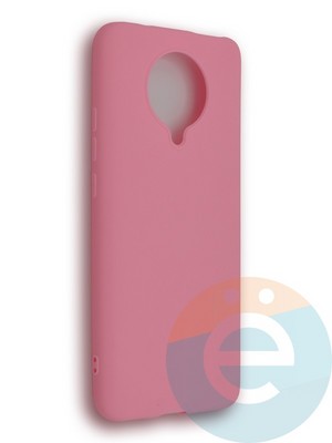Накладка силиконовая Soft Touch ультратонкая для Xiaomi Redmi K30 Pro розовая - фото 39320