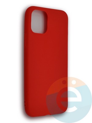 Накладка силиконовая Soft Touch ультратонкая для Apple iPhone 11 Pro красная - фото 39337