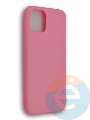 Накладка силиконовая Soft Touch ультратонкая для Apple iPhone 11 Pro розовая - фото 39338