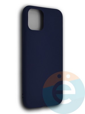 Накладка силиконовая Soft Touch ультратонкая для Apple iPhone 11 Pro синяя - фото 39339