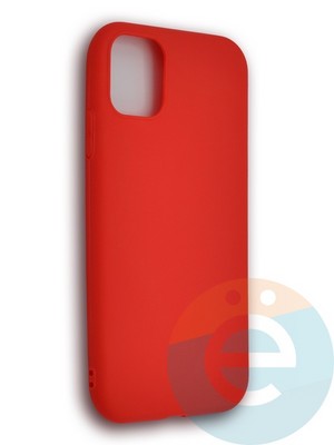 Накладка силиконовая Soft Touch ультратонкая для Apple iPhone 11 красная - фото 39453