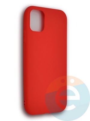 Накладка силиконовая Soft Touch ультратонкая для Apple iPhone 11 Pro Max красная - фото 39457