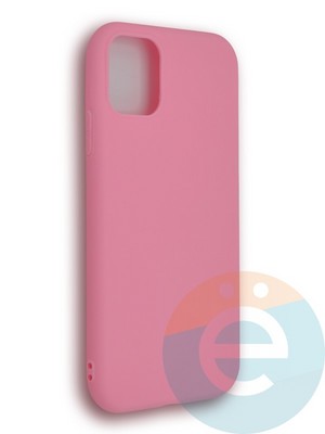 Накладка силиконовая Soft Touch ультратонкая для Apple iPhone 11 Pro Max розовая - фото 39458
