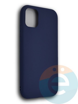 Накладка силиконовая Soft Touch ультратонкая для Apple iPhone 11 Pro Max синяя - фото 39459