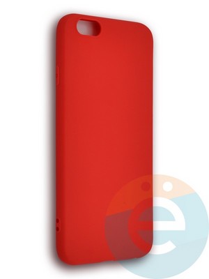 Накладка силиконовая Soft Touch ультратонкая для Apple iPhone 6/6s красная - фото 39462
