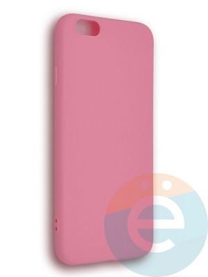 Накладка силиконовая Soft Touch ультратонкая для Apple iPhone 6/6s розовая - фото 39463
