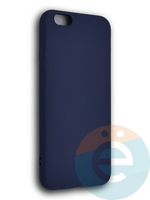 Накладка силиконовая Soft Touch ультратонкая для Apple iPhone 6/6s синяя - фото 39464