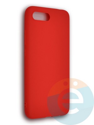 Накладка силиконовая Soft Touch ультратонкая для Huawei Honor 10 красная - фото 39474