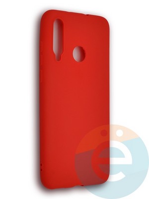 Накладка силиконовая Soft Touch ультратонкая для Huawei Nova 4 красная - фото 39537