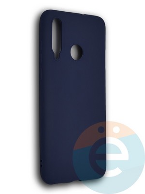 Накладка силиконовая Soft Touch ультратонкая для Huawei Nova 4 синяя - фото 39539