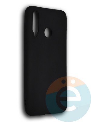 Накладка силиконовая Soft Touch ультратонкая для Huawei Nova 4 черная - фото 39540