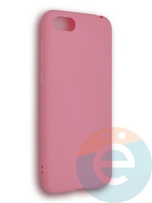 Накладка силиконовая Soft Touch ультратонкая для Huawei Y5 2018/ Honor 7A розовая - фото 39557