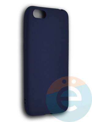 Накладка силиконовая Soft Touch ультратонкая для Huawei Y5 2018/ Honor 7A синяя - фото 39558