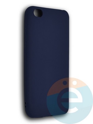 Накладка силиконовая Soft Touch ультратонкая для Xiaomi redmi GO синяя - фото 39584