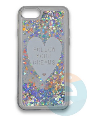 Накладка силиконовая переливашка на Apple Iphone 5/5s/SEDreams - фото 39712