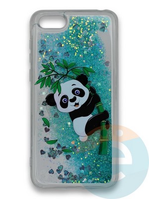 Накладка силиконовая переливашка на Huawei Honor Y5 2018/Honor 7A Панда - фото 39720