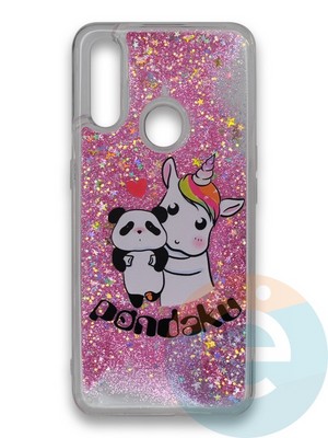 Накладка силиконовая переливашка на Oppo A31 Pandaku - фото 39778