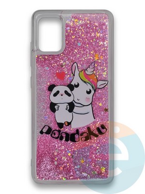 Накладка силиконовая переливашка на Samsung Galaxy A71 Pandaku - фото 39808