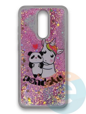 Накладка силиконовая переливашка на Xiaomi REDMI 8/8A Pandaku - фото 39828