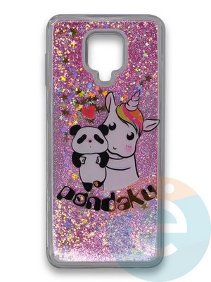 Накладка силиконовая переливашка на Xiaomi REDMI NOTE 9S/9 Pro Pandaku - фото 39848