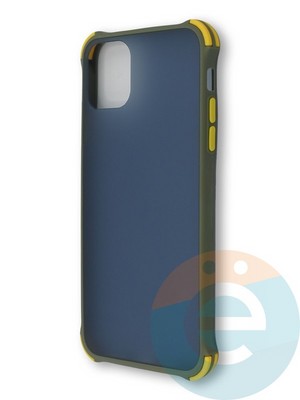 Накладка пластиковая матовая с усиленными углами для Apple Iphone 11 Pro Max хаки - фото 39858