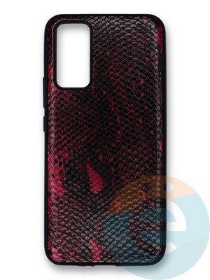 Накладка силиконовая Pitone для Huawei Honor 30 бордовая - фото 39991