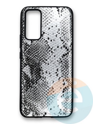 Накладка силиконовая Pitone для Huawei Honor 30 серебристая - фото 39994