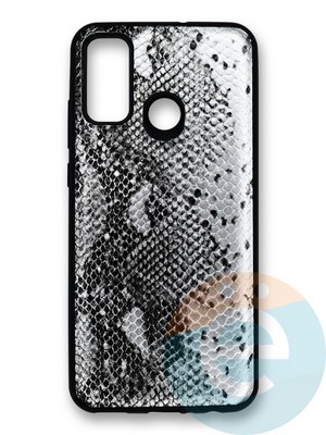 Накладка силиконовая Pitone для Huawei P Smart 2020 серебристая - фото 40010
