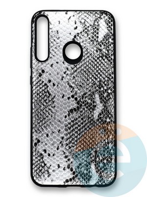 Накладка силиконовая Pitone для Huawei Y7P/P40 Lite E 2020 серебристая - фото 40016